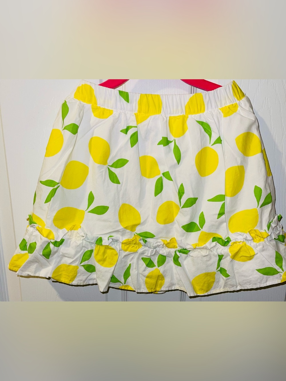 Gymboree girls 7 skort lemons Citrus and sunshine